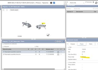 Reposapiés IZQ BMW F900R/F900XR 77259829097