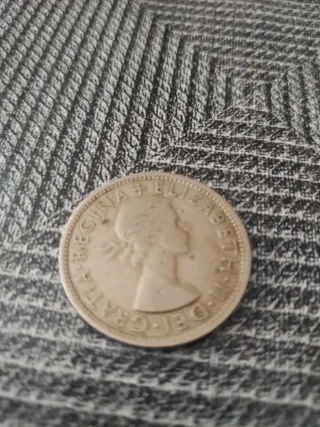 Moneda 10 Peniques Isabel II