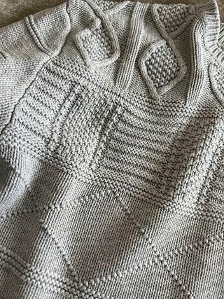 Jersey gris (talla M) Zara con estructuras