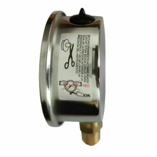 Manovacuómetro turbo precisión reloj -1+3 bar 6MM