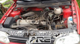 Motor 1.6 aea 75 cv golf polo seat.