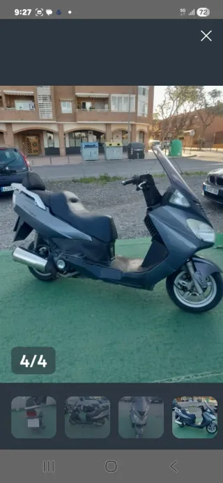 Daelim S2 Maxi Scooter Gris