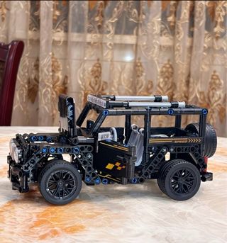 Coche Jeep Negro imitación de LEGO