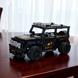 Coche Jeep Negro imitación de LEGO