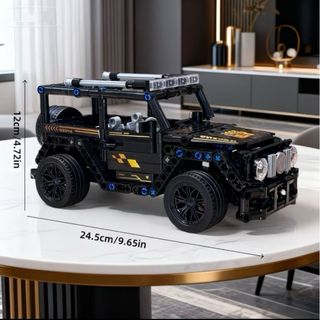 Coche Jeep Negro imitación de LEGO