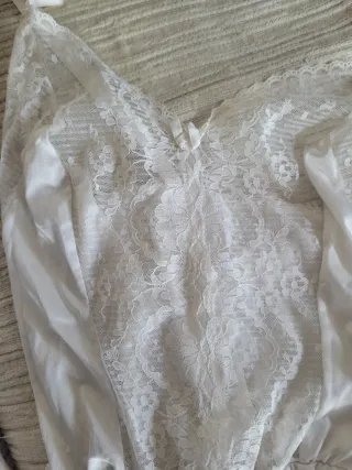 Conjunto Lencería Mujer Blanco Encaje