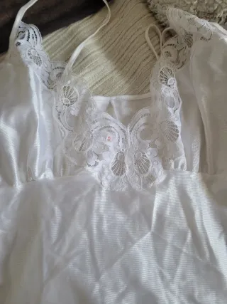 Conjunto Lencería Mujer Blanco Encaje