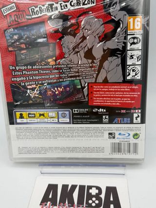 Persona 5 PS3 Precintado Pal España