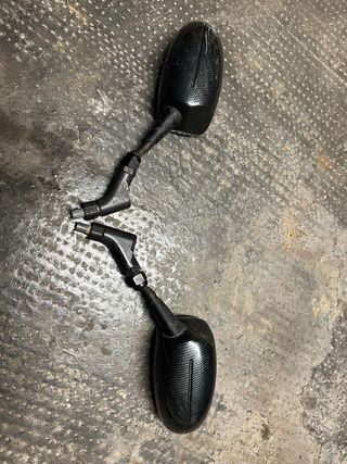 Coppia Specchietti Moto/Scooter carbonio