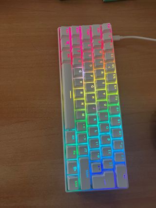 Teclado MK21 Blanco RGB