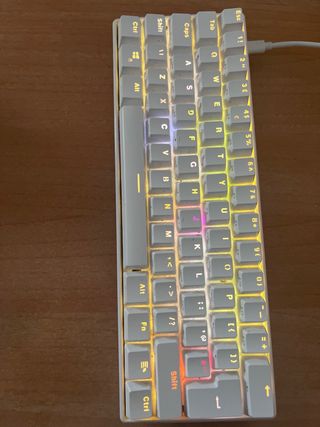 Teclado MK21 Blanco RGB
