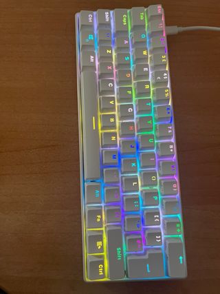 Teclado MK21 Blanco RGB