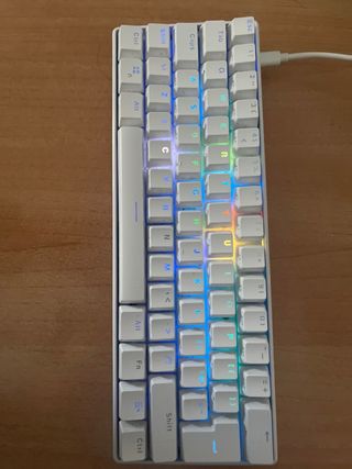 Teclado MK21 Blanco RGB