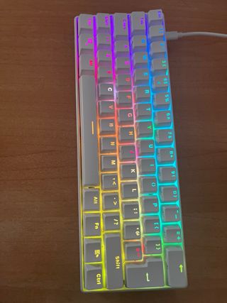 Teclado MK21 Blanco RGB