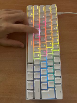 Teclado MK21 Blanco RGB