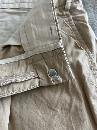 Pantalones pinzas beige (Talla M) Zara