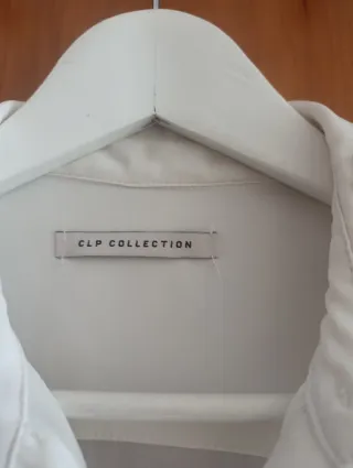 Camisa blanca CLP COLLECTION con pedrería