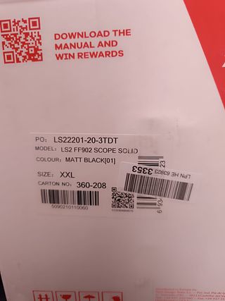 Casco Moto LS2 FF902 Scope Negro Mate XXL