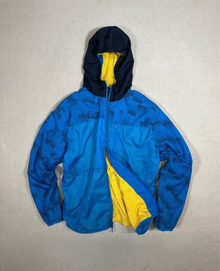 Chaqueta Cortavientos Nike Retro Azul Talla L