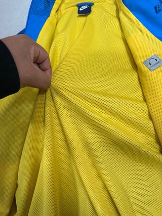 Chaqueta Cortavientos Nike Retro Azul Talla L
