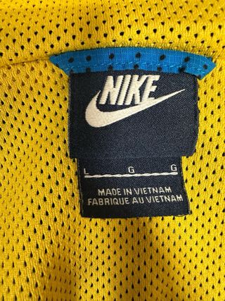 Chaqueta Cortavientos Nike Retro Azul Talla L