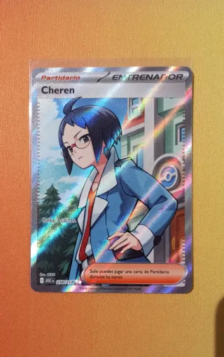Cheren Full Art carta Pokemon ASC
