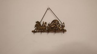 Cuelgallaves Bronce Carruaje