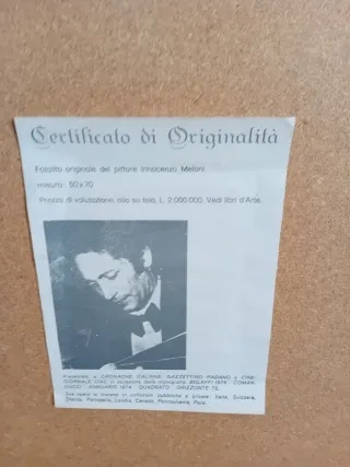 Quadro Melani Inverno con cornice