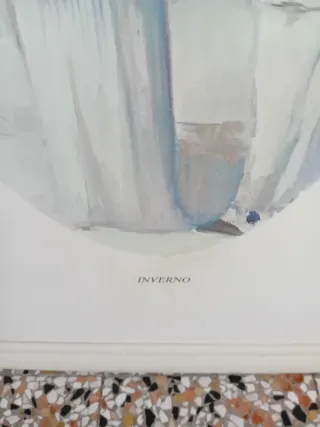 Quadro Melani Inverno con cornice