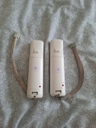 Lote 2 Mandos Wii Motion Plus Originales Blancos