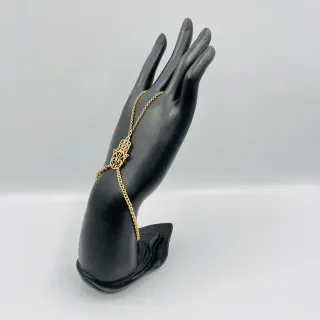 Pulsera Mano de Fátima 18K