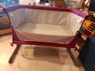 Culla ad altalena Chicco Next2Me rosa