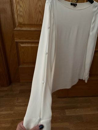 Camisa Massimo Dutti Blanca Mujer