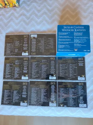 8CDs. Bach. Cantatas Seculares