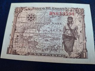 Billete 1 Peseta Banco de España 1945