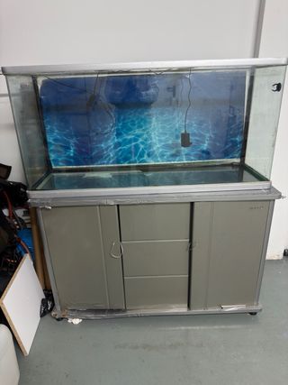Acuario 250L con mueble y luz LED