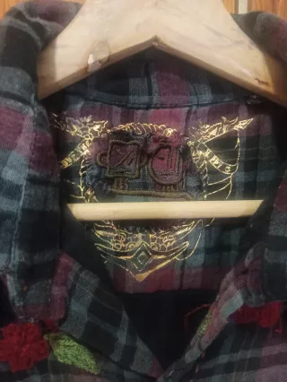 Camisa Desigual bordada Talla S