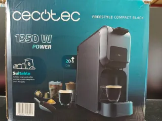 Cafetera Cecotec Express Compacta FreeStyle Negra
