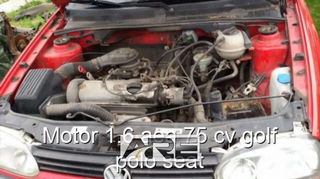 Motor 1.6 aea 75 cv golf polo seat.