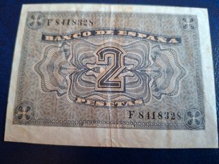 Billete 2 Pesetas Banco de España 1938
