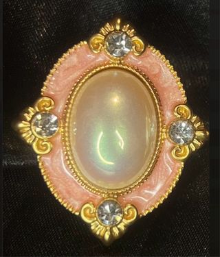 Orecchini smaltati ovali con strass