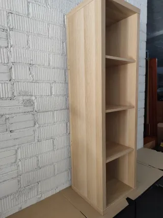 3 Estanterías Madera Beige