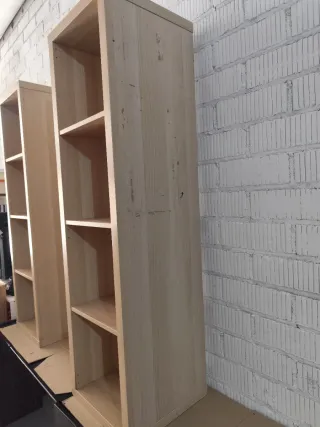 3 Estanterías Madera Beige