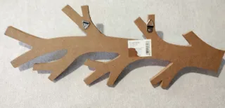 Perchero de madera estilo rama