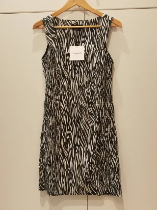 Vestito Desigual corto fantasia zebra
