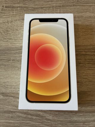 iPhone 12 Blanco 128GB + Caja + Cristal