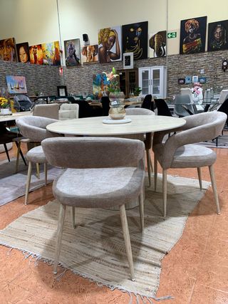 Mesa comedor T26 + 4 sillas N007