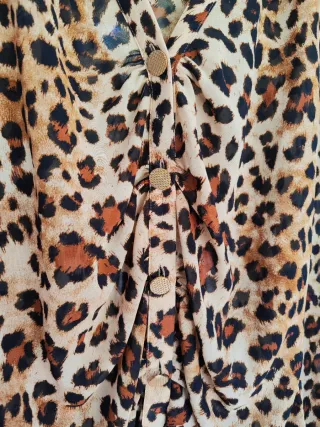 Camisa Zara Estampado Animal Print