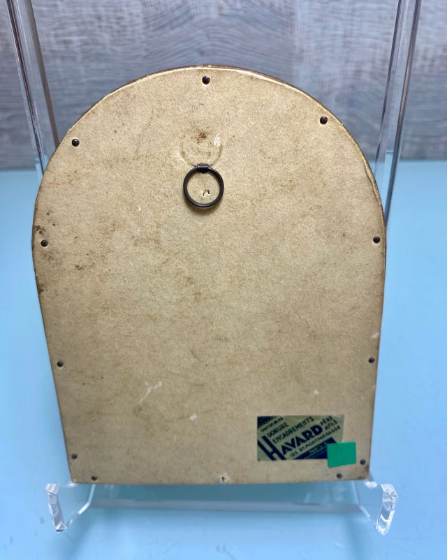 Cuadro antiguo miniatura Virgen y Niño