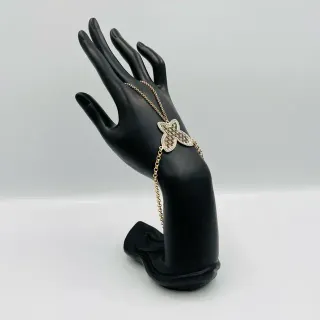 Pulsera Manita Mariposa Bicolor 18K
